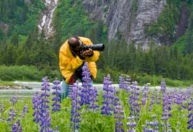 Photographer at Shakes Lake