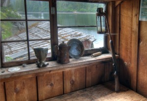 Old Cabin at Lake Bay